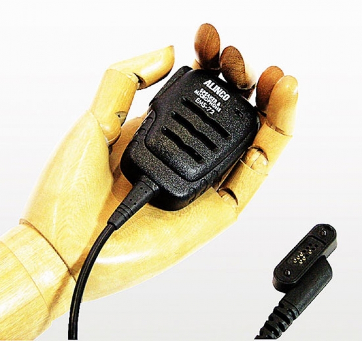 ネジ止め式防水プラグ機共用 防水スピーカーマイク EMS-72｜無線機器用