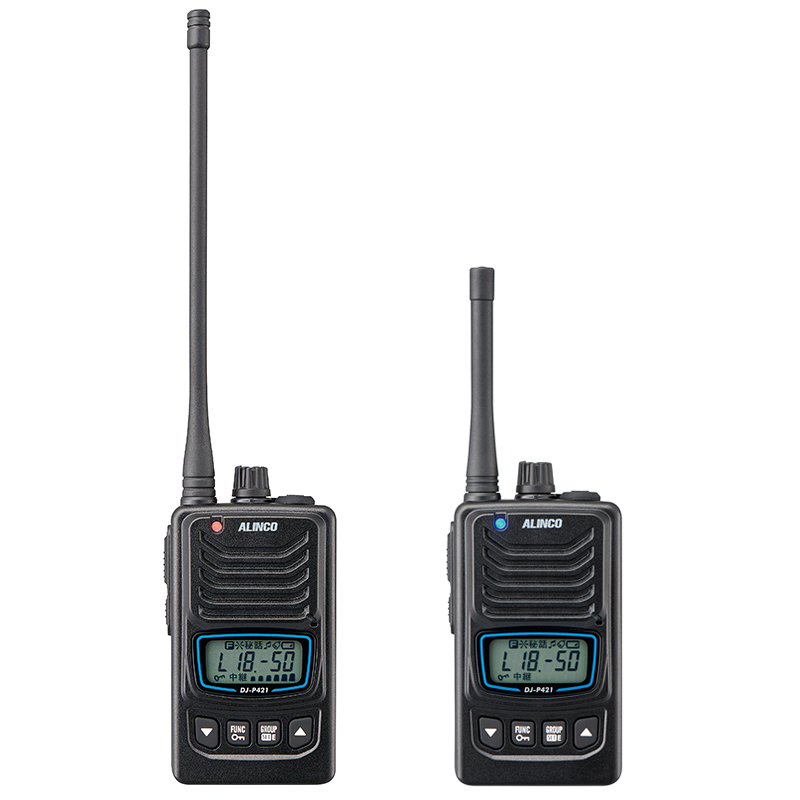 Bluetooth 対応特定小電力トランシーバー交互・中継通話 DJ-P421A/DJ 